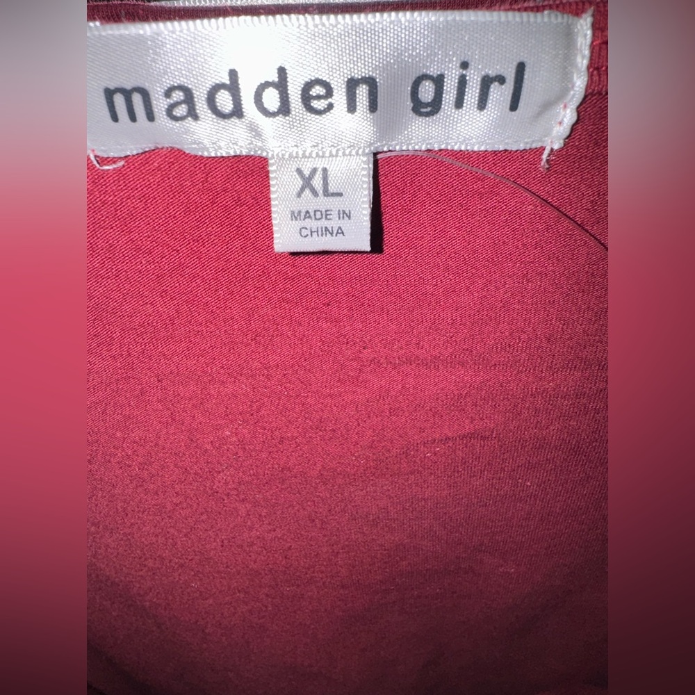Madden Girl Women's Long Sleeve Pink Top - Picture 3 of 6